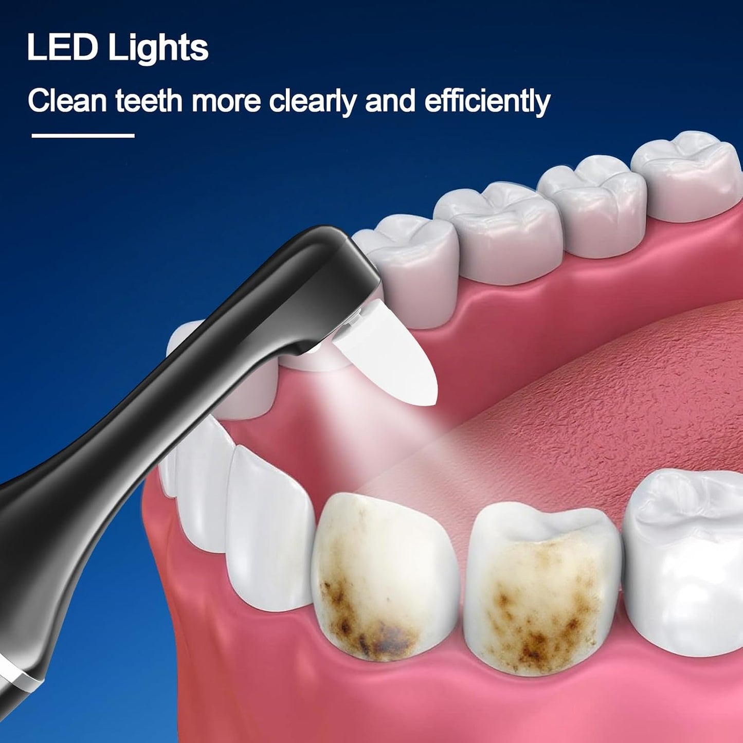 Tooth Polisher,Rechargeable Tooth Whitening Kit for Teeth Cleaning and Whitening
