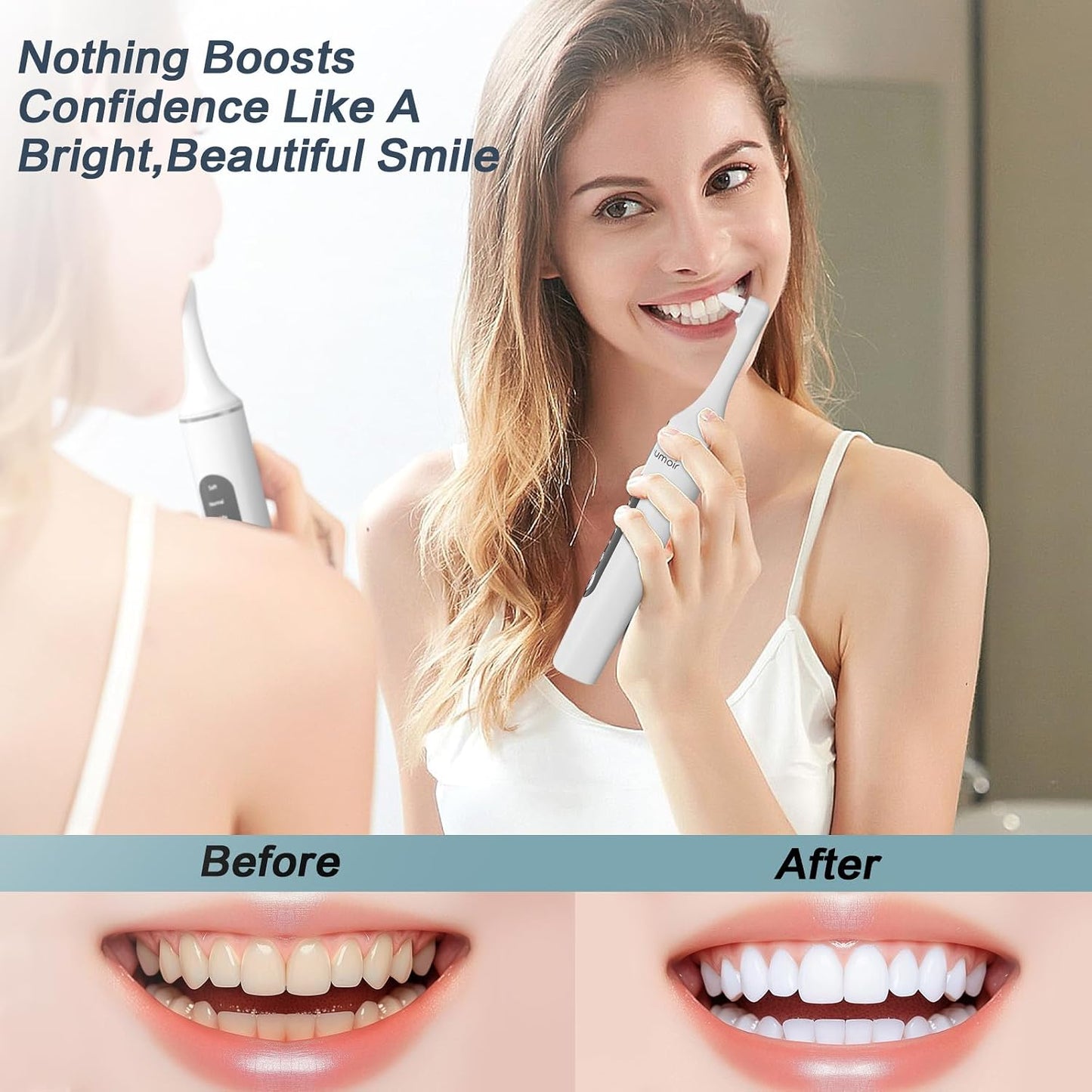 Tooth Polisher,Rechargeable Tooth Whitening Kit for Teeth Cleaning and Whitening